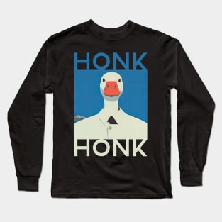 Goose Meme Honk Honk Long Sleeve T-Shirt